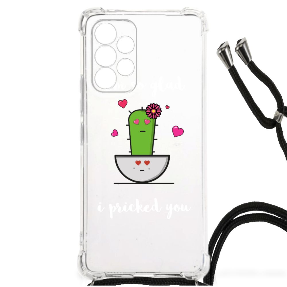 Samsung Galaxy A53 Stevig Bumper Hoesje Cactus Glad