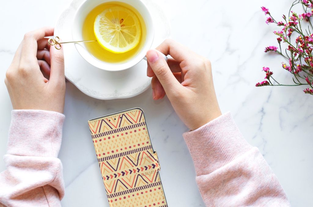 Alcatel 1S 2020 Telefoon Hoesje Aztec Yellow