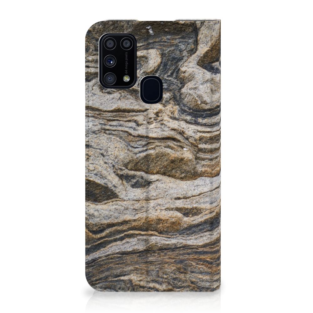 Samsung Galaxy M31 Standcase Steen - B2C Telecom