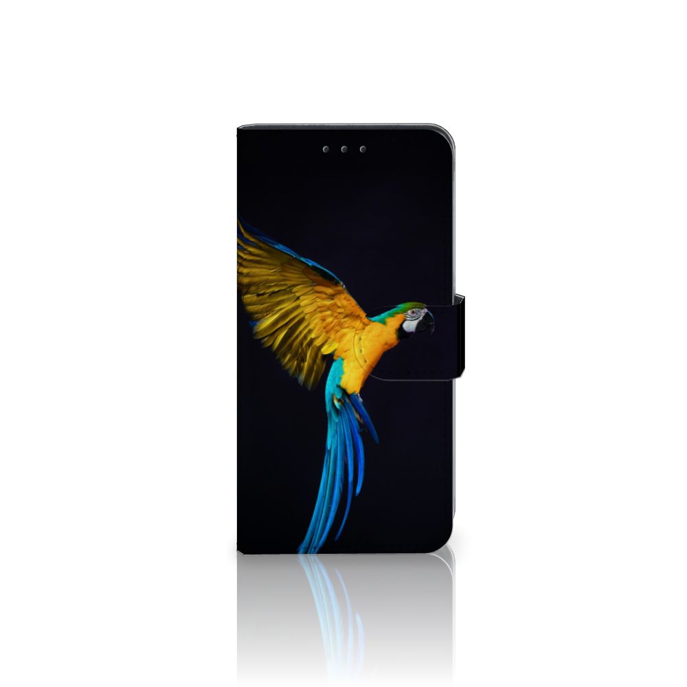 Alcatel 1B (2020) Telefoonhoesje met Pasjes Papegaai