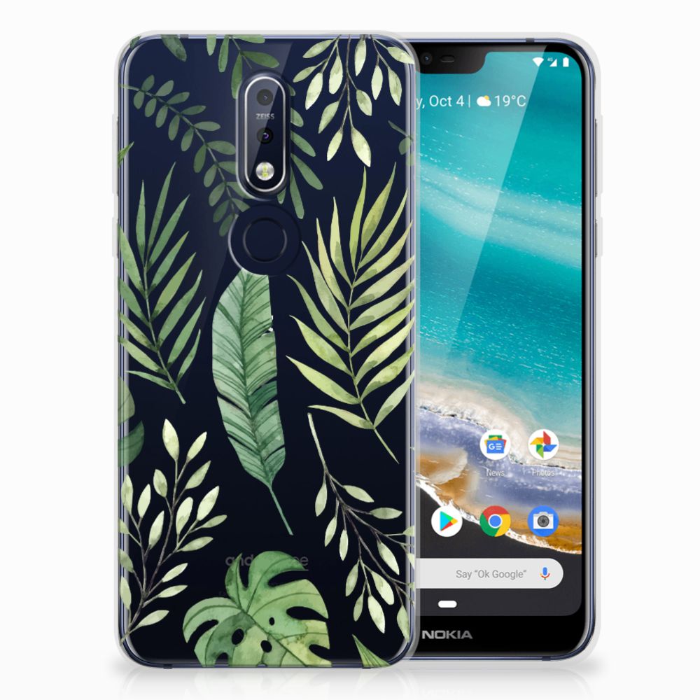 Nokia 7.1 TPU Case Leaves