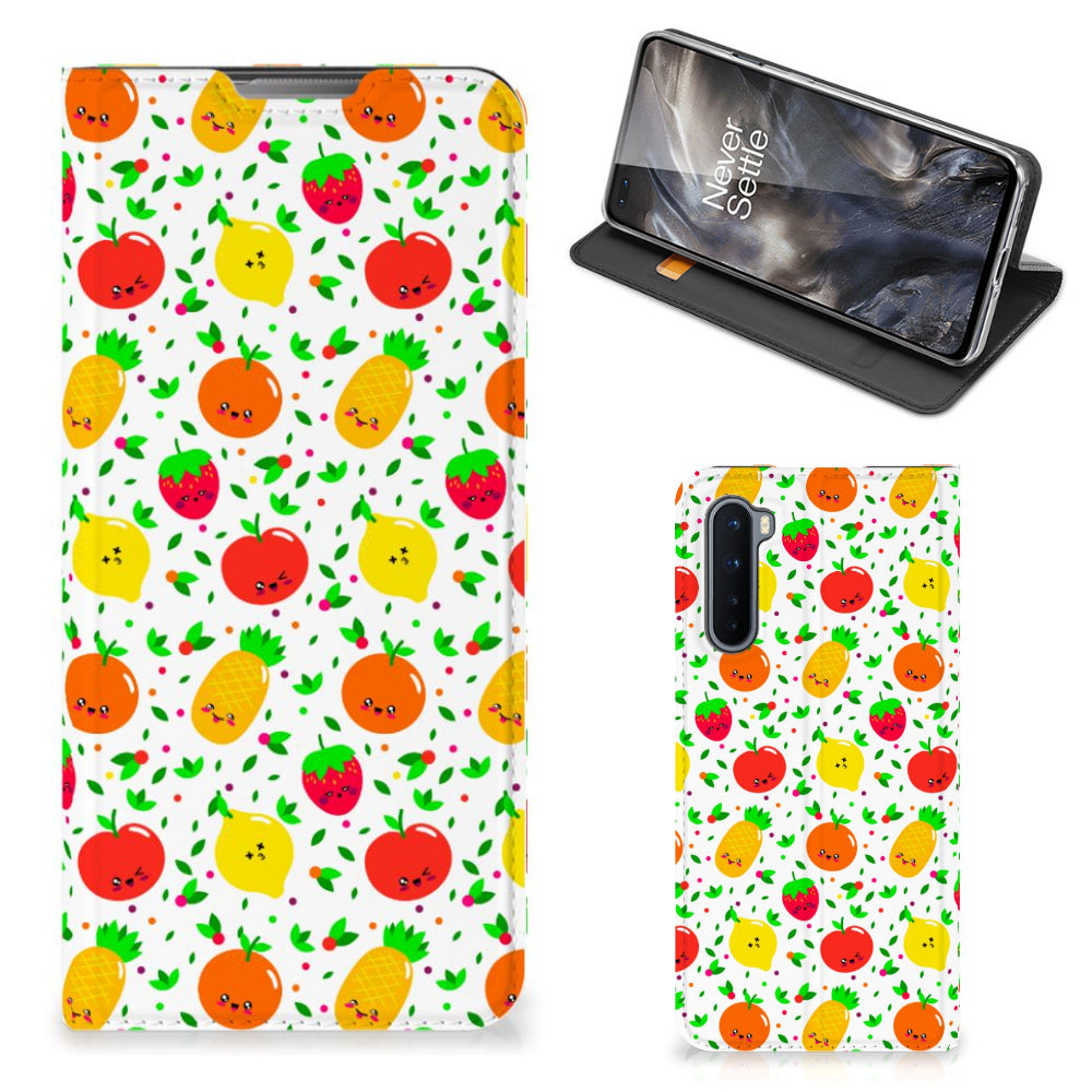 OnePlus Nord Flip Style Cover Fruits