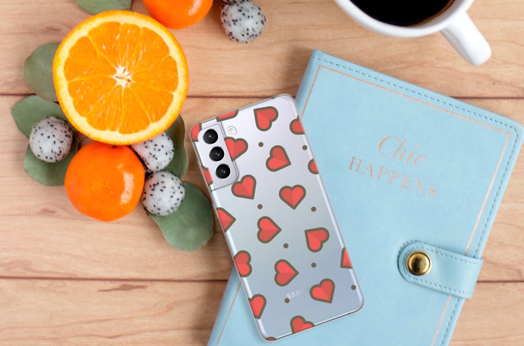 Samsung Galaxy S21 Plus TPU bumper Hearts B2C Telecom