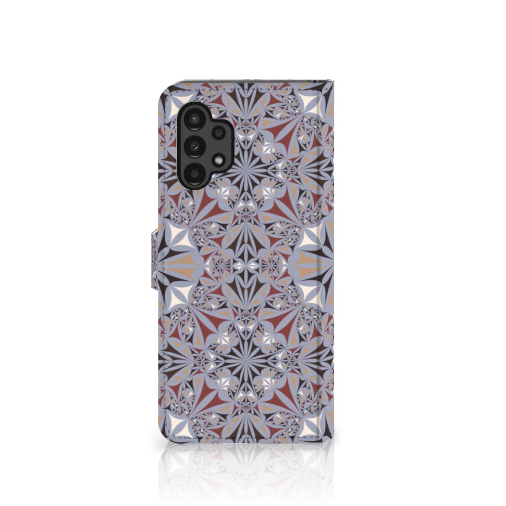 Samsung Galaxy A13 (4G) Bookcase Flower Tiles