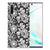 Samsung Galaxy Note 10 TPU Case Black Flowers