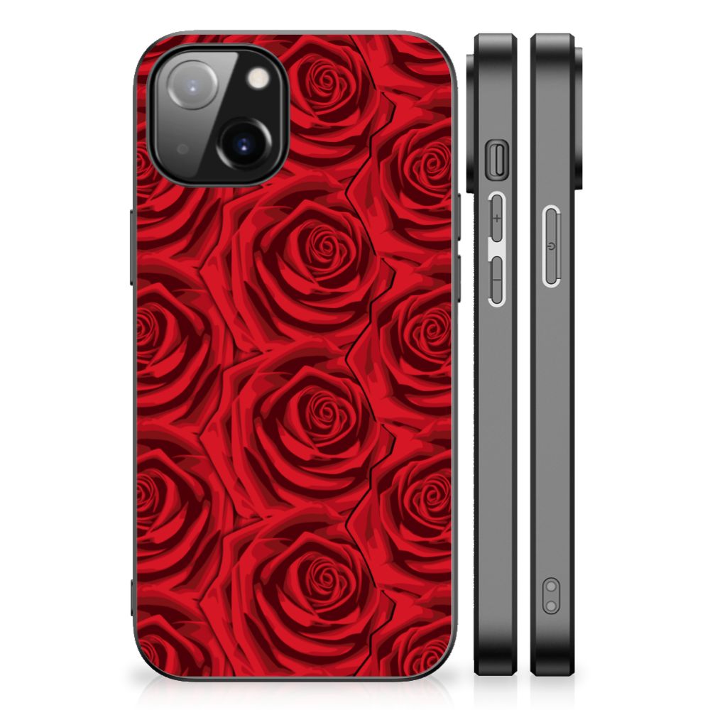 Apple iPhone 13 | iPhone 14 Bloemen Hoesje Red Roses