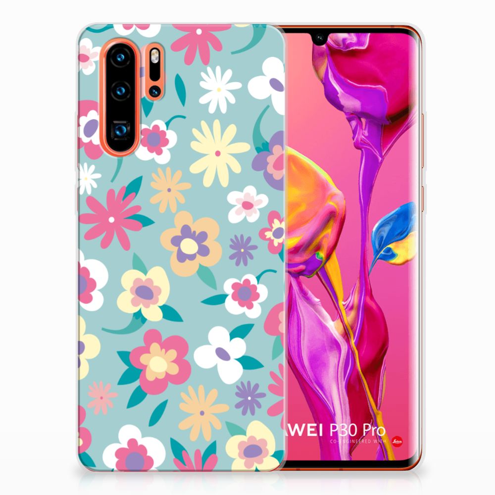 Huawei P30 Pro TPU Case Flower Power