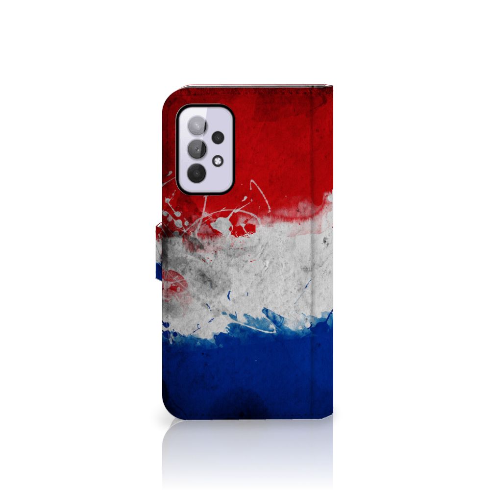 Samsung Galaxy A33 5G Bookstyle Case Nederland met design van de Nederlandse vlag.