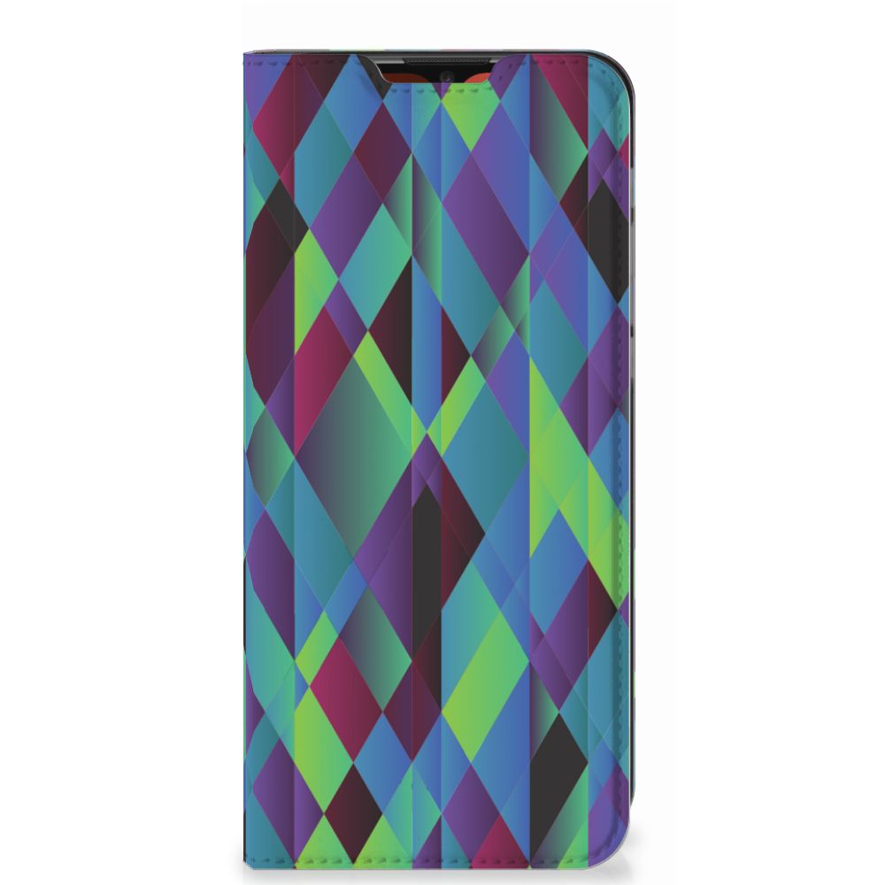 Motorola Moto E7 Power | E7i Power Stand Case Abstract Green Blue - B2C Telecom