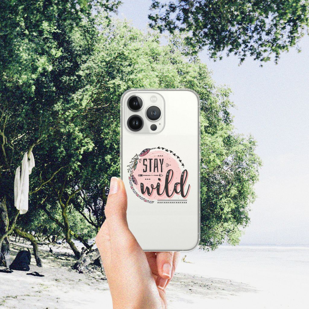 iPhone 13 Pro Max Telefoonhoesje met Naam Boho Stay Wild B2C Telecom