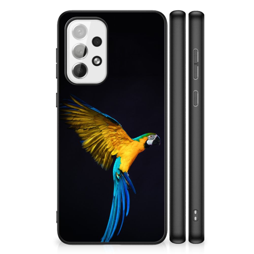 Samsung Galaxy A73 Dierenprint Telefoonhoesje Papegaai B2C Telecom