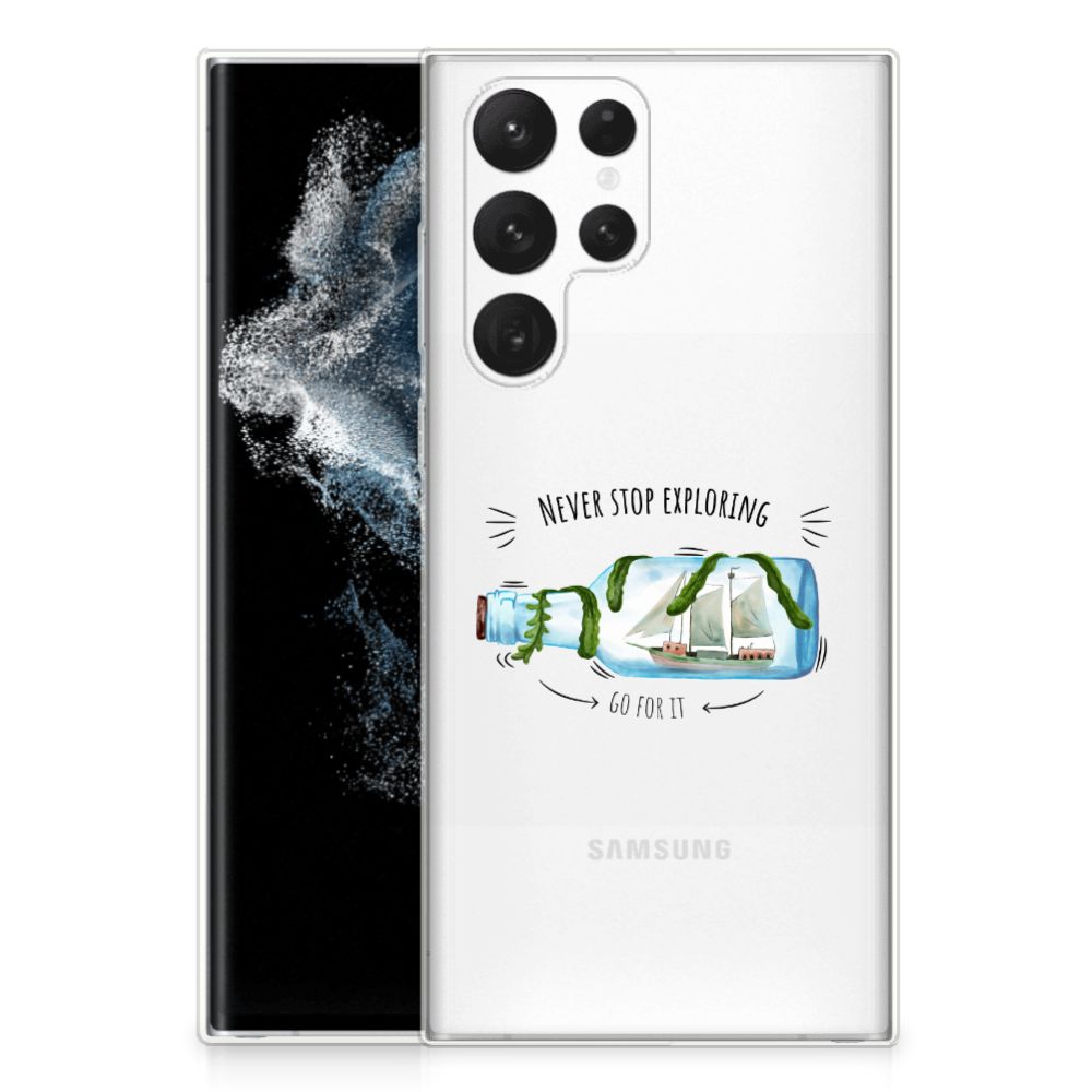 Samsung Galaxy S22 Ultra Telefoonhoesje met Naam Boho Bottle B2C Telecom