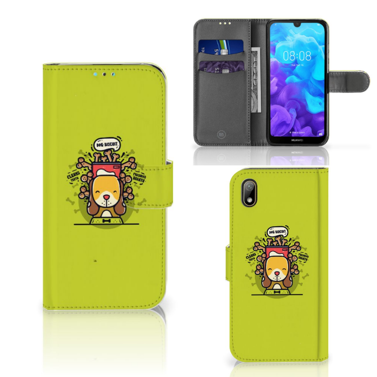 Huawei Y5 (2019) Leuk Hoesje Doggy Biscuit