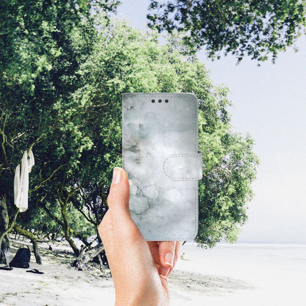 Hoesje Microsoft Lumia 650 Painting Grey
