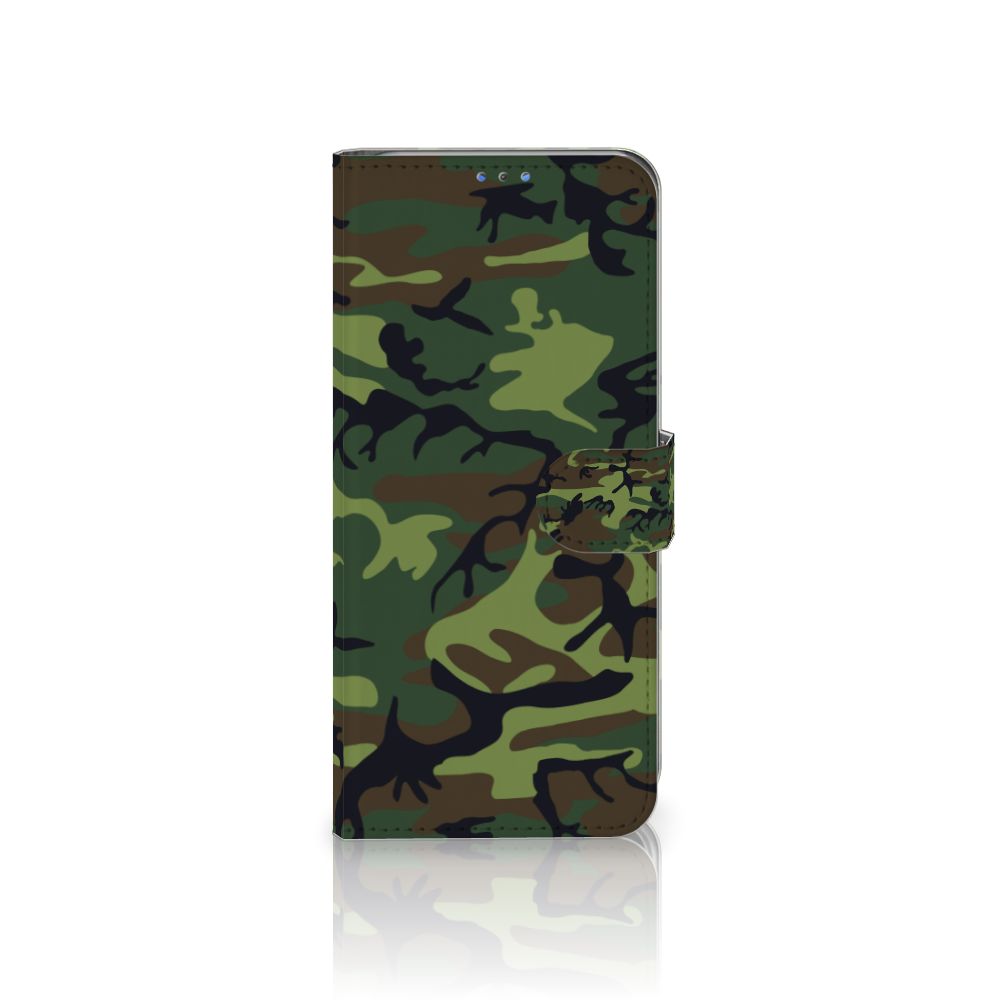 Motorola G8 Power Lite Telefoon Hoesje Army Dark