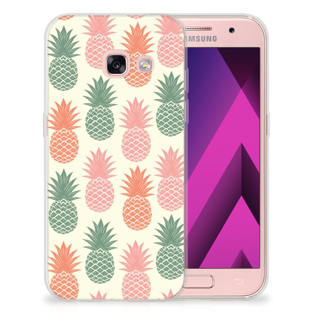 Samsung Galaxy A3 2017 Siliconen Case Ananas