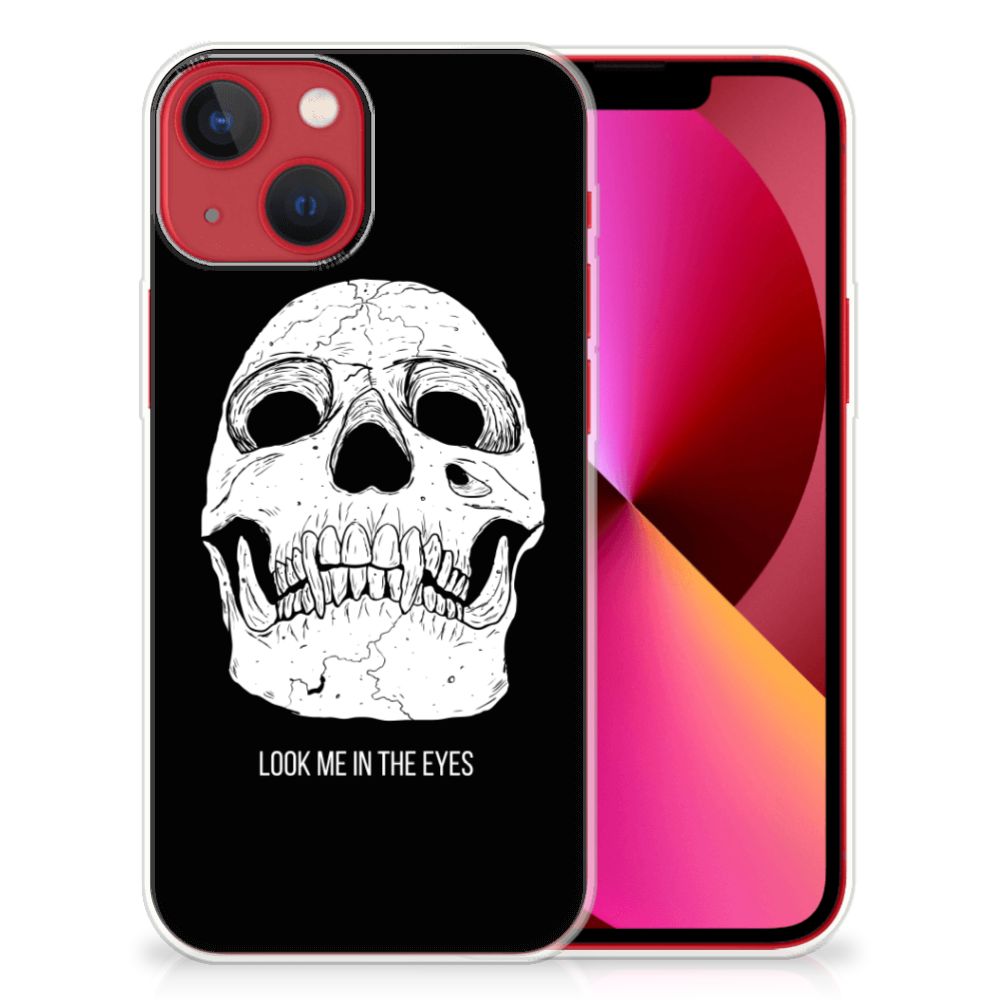 Silicone Back Case Apple iPhone 13 Skull Eyes B2C Telecom