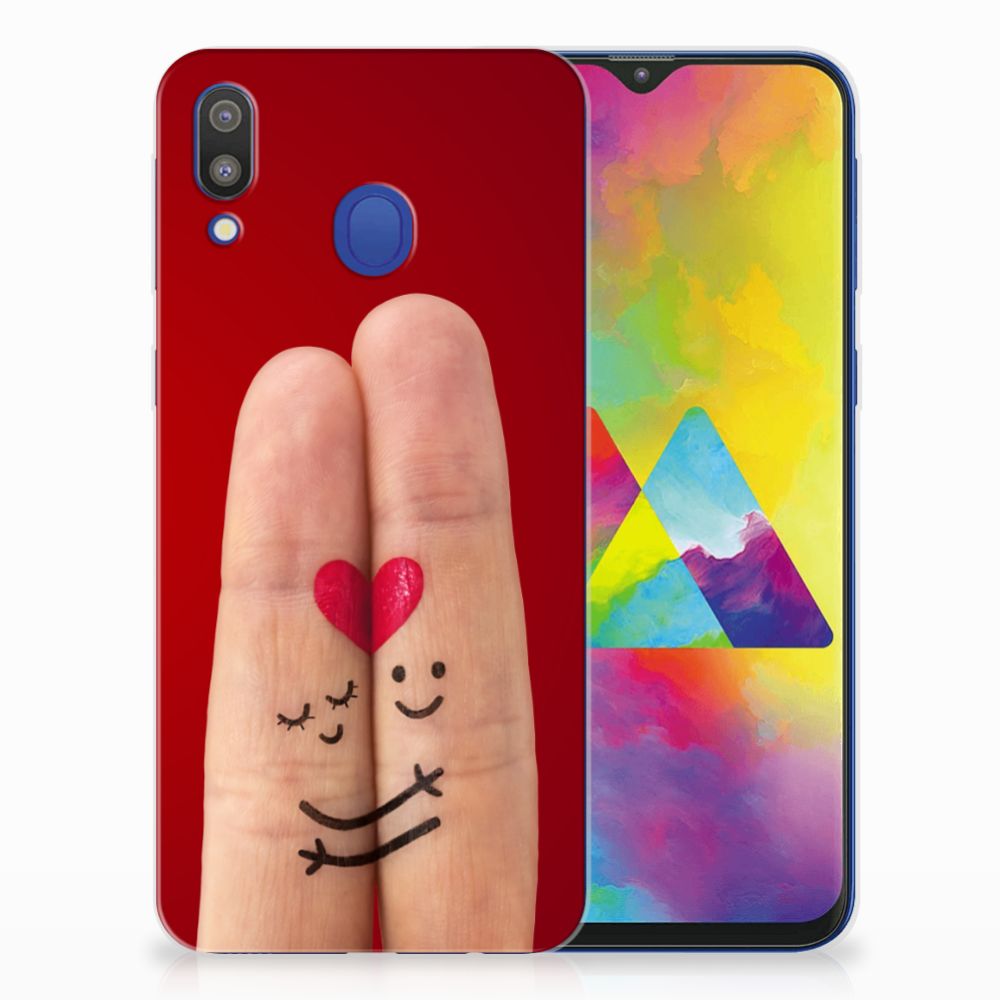 Samsung Galaxy M20 (Power) Silicone Back Cover Liefde - Origineel Romantisch Cadeau
