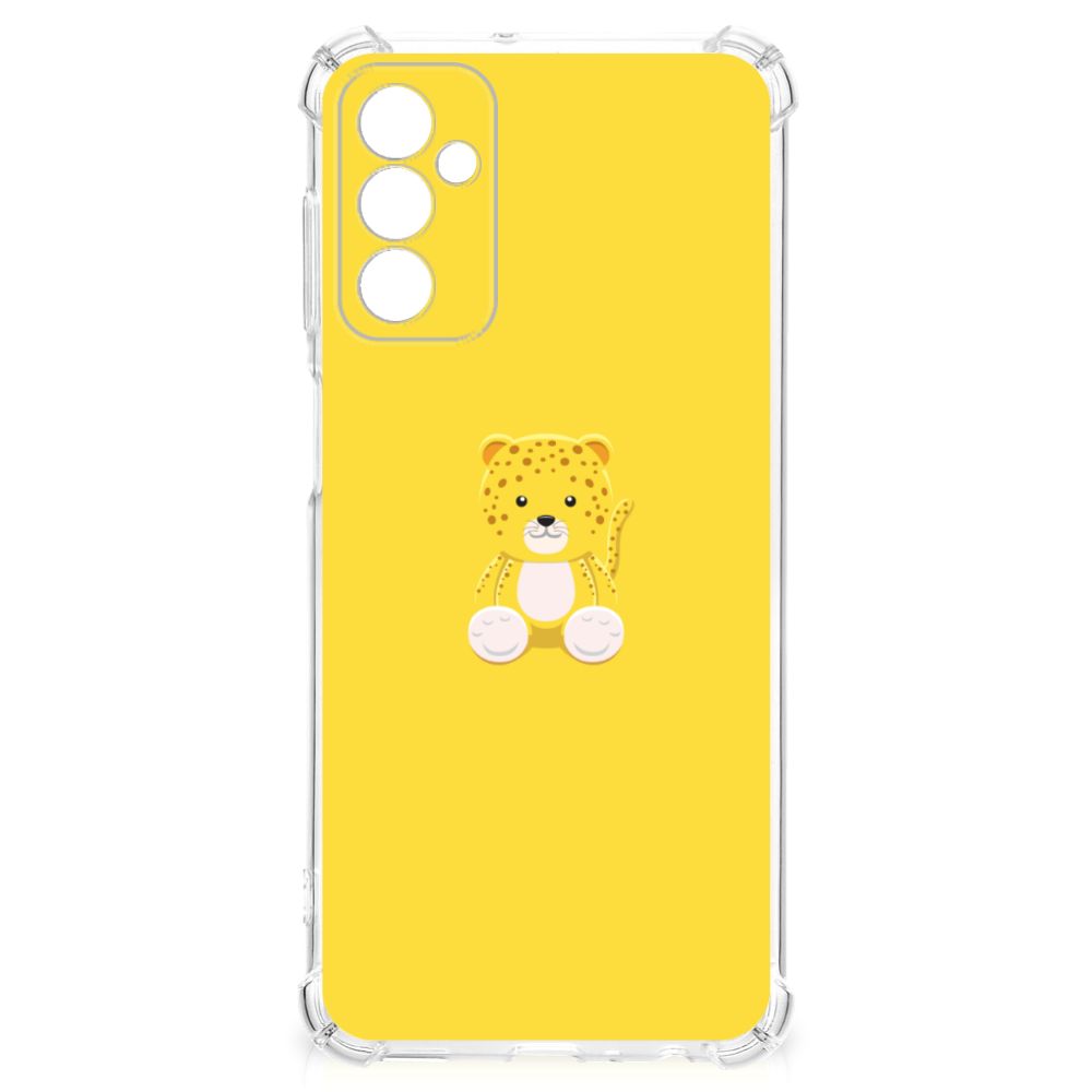Samsung Galaxy M13 4G | M23 Stevig Bumper Hoesje Baby Leopard B2C Telecom
