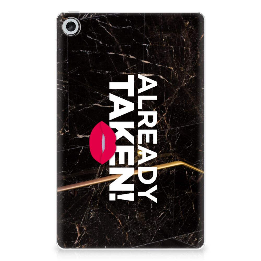 Lenovo Tab M10 Plus (3e generatie) Back cover met naam Already Taken Black - B2C Telecom