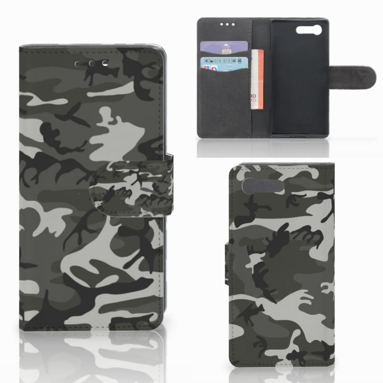 Sony Xperia X Compact Telefoon Hoesje Army Light