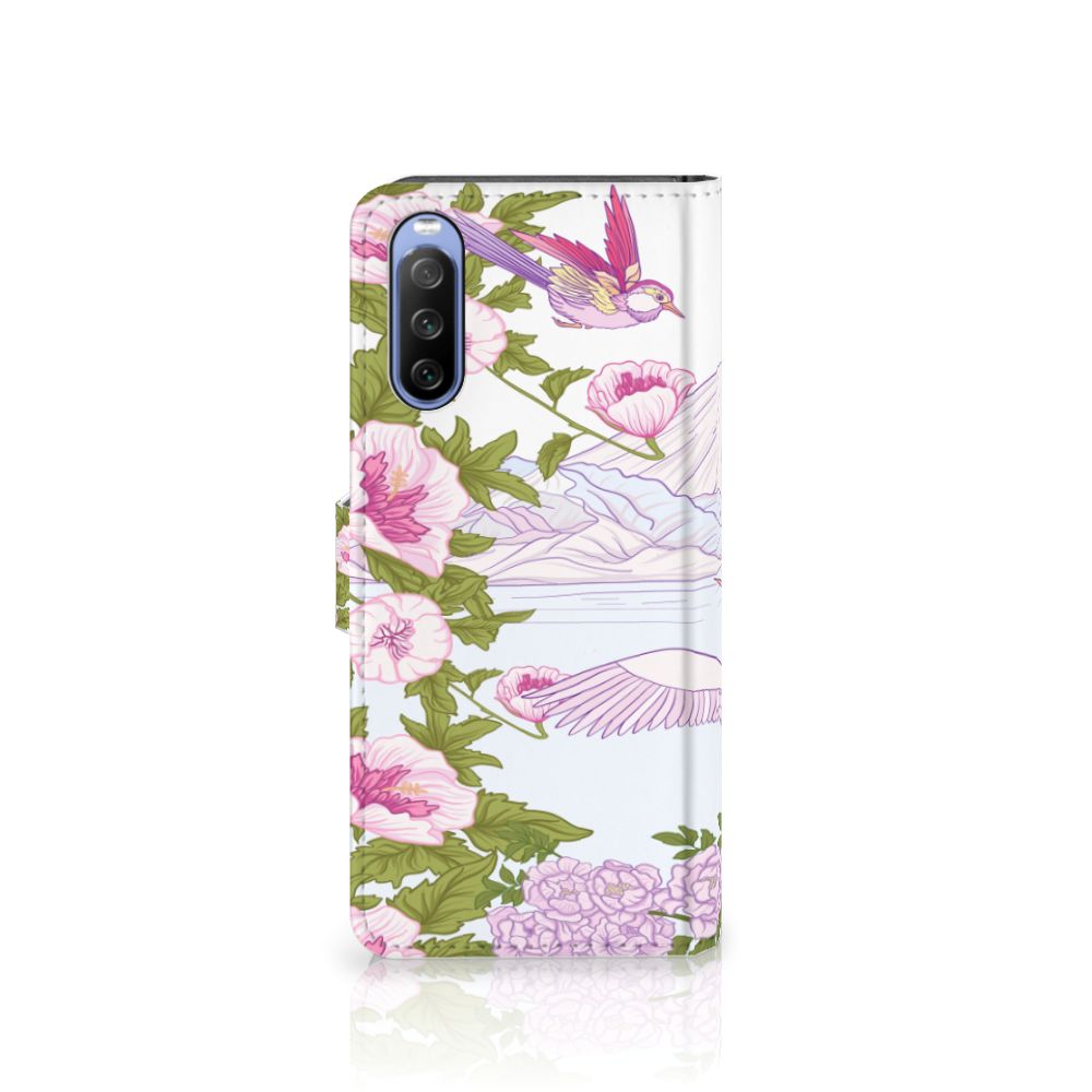 Sony Xperia 10 III Telefoonhoesje met Pasjes Bird Standing