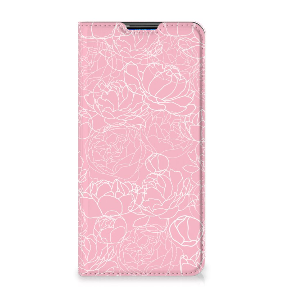 Xiaomi Redmi Note 9 Smart Cover White Flowers - B2C Telecom
