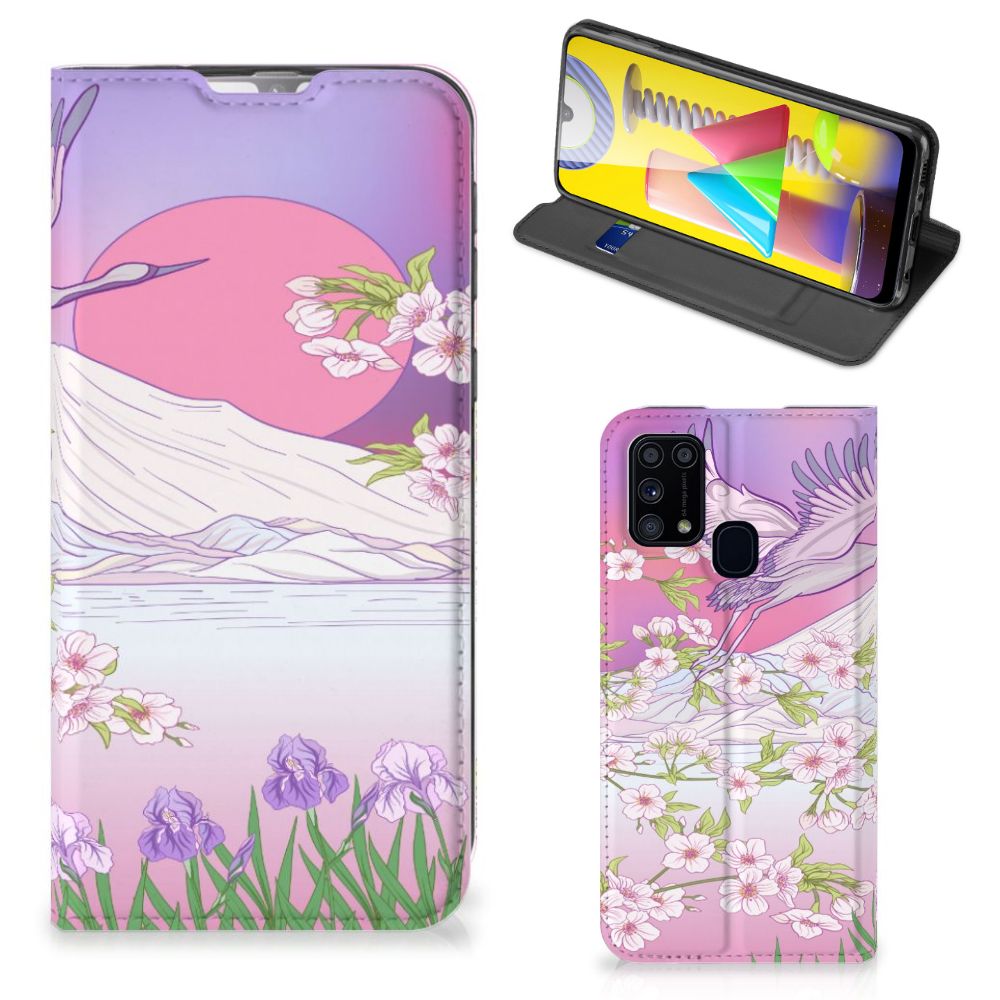 Samsung Galaxy M31 Hoesje maken Bird Flying - B2C Telecom