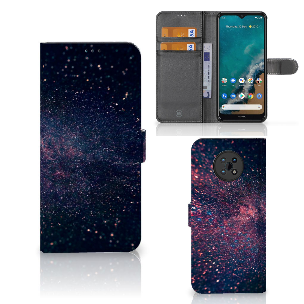 Nokia G50 Book Case Stars