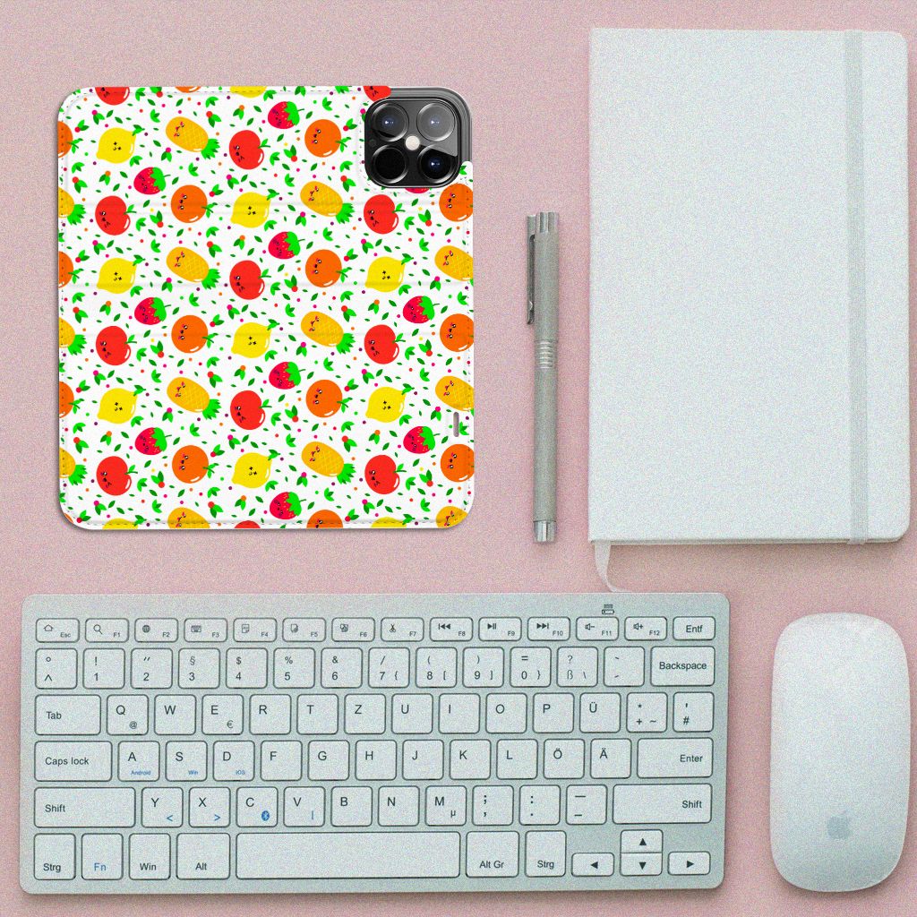 iPhone 12 Pro Max Flip Style Cover Fruits - B2C Telecom