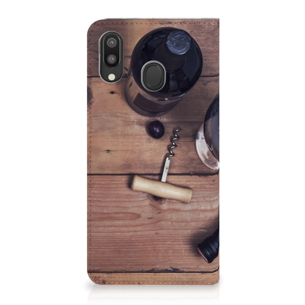 Samsung Galaxy M20 Flip Style Cover Wijn