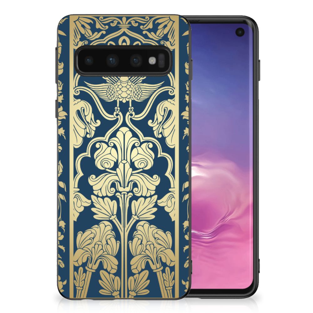 Samsung Galaxy S10 Skin Case Beige Flowers B2C Telecom