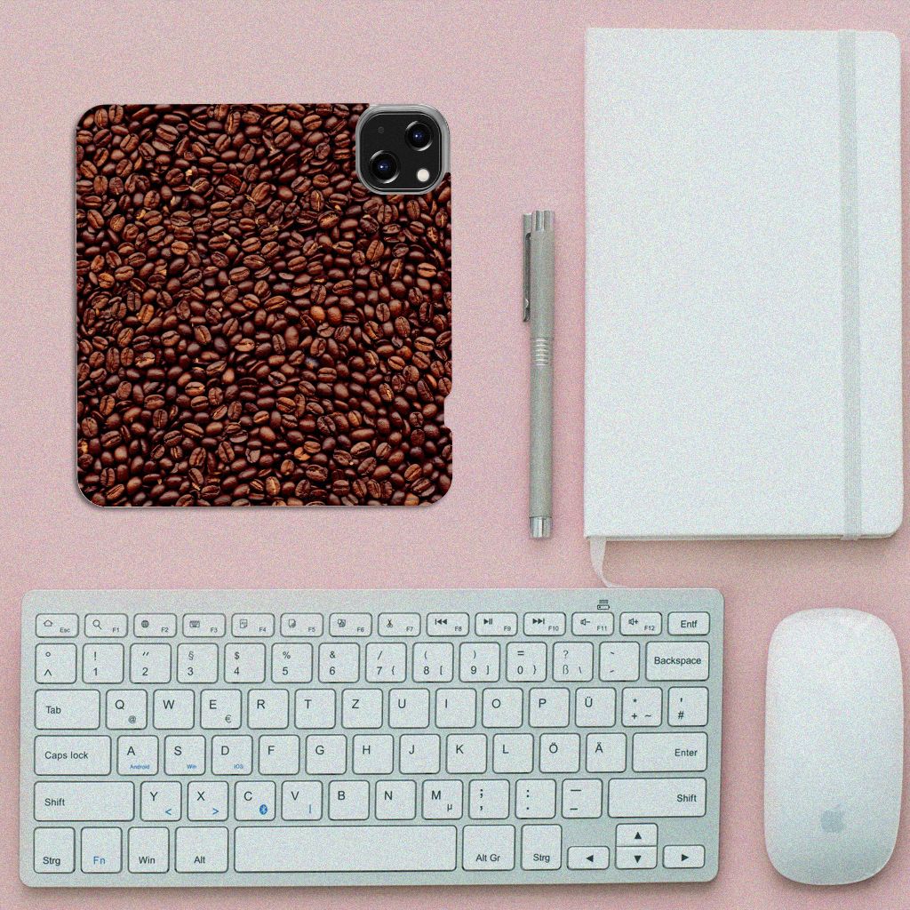 iPhone 14 Flip Style Cover Koffiebonen - B2C Telecom