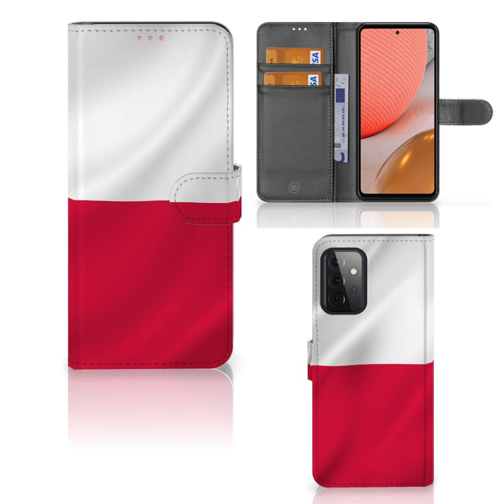 Samsung Galaxy A72 Bookstyle Case Polen