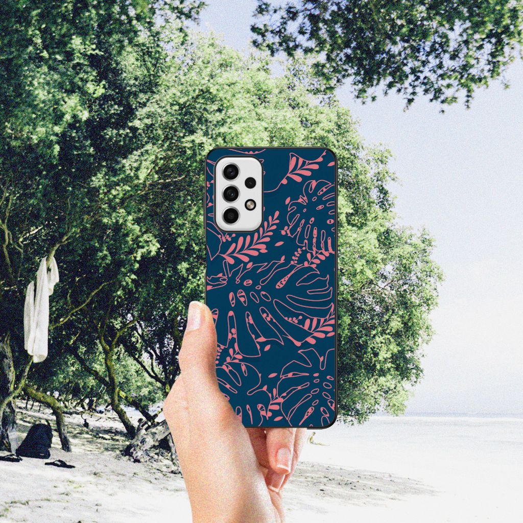 Samsung Galaxy A23 Bloemen Hoesje Palm Leaves B2C Telecom