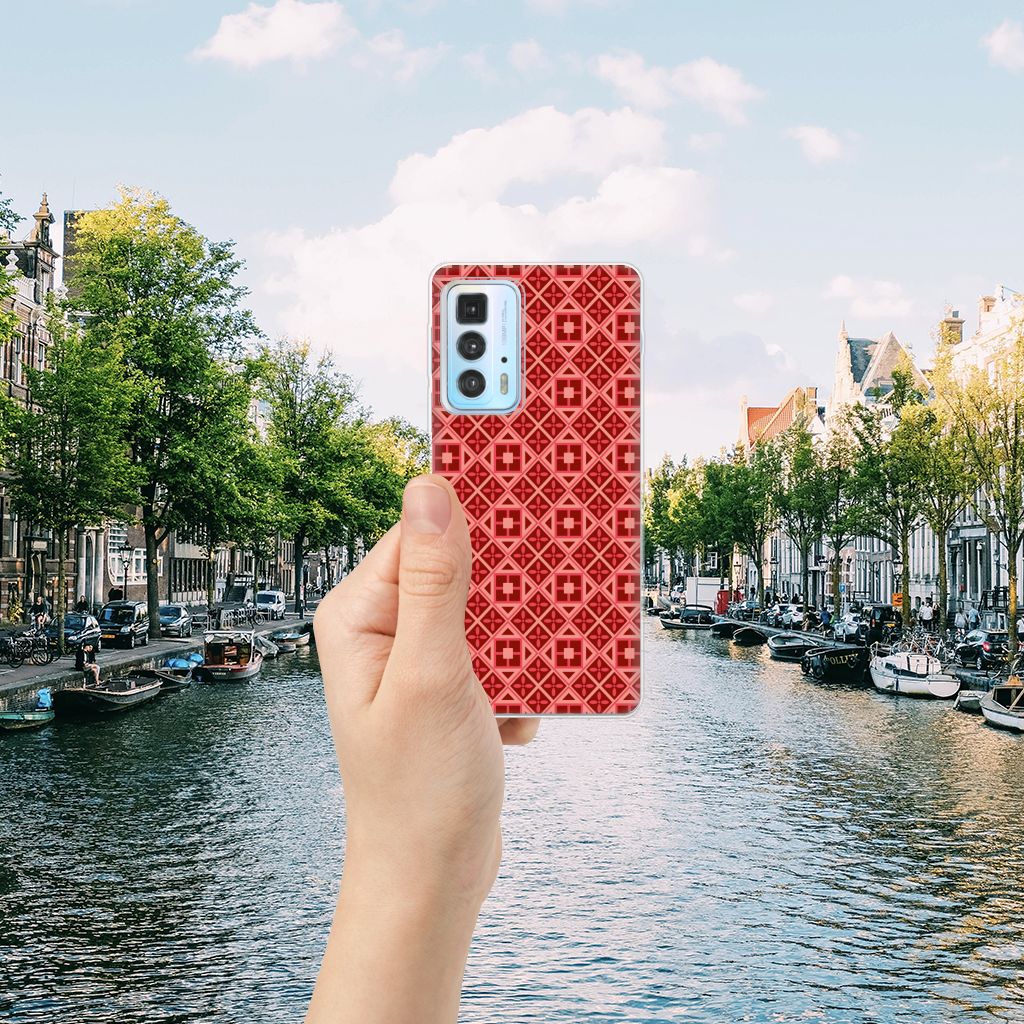 Motorola Edge 20 Pro TPU bumper Batik Rood B2C Telecom