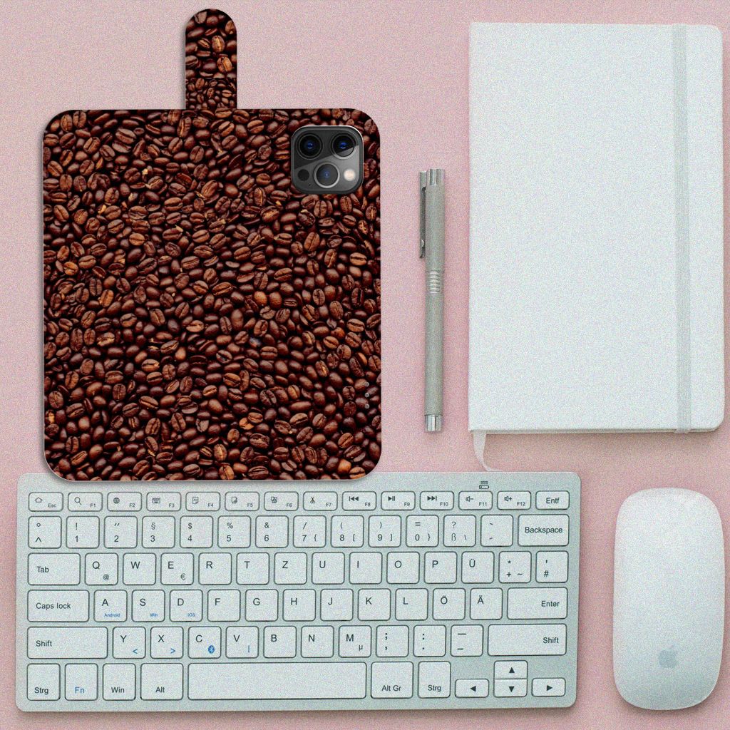 Apple iPhone 12 Pro Max Book Cover Koffiebonen