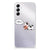 Samsung Galaxy A14 5G Telefoonhoesje met Naam Cow met schattige koe en tekst 'Moo!'