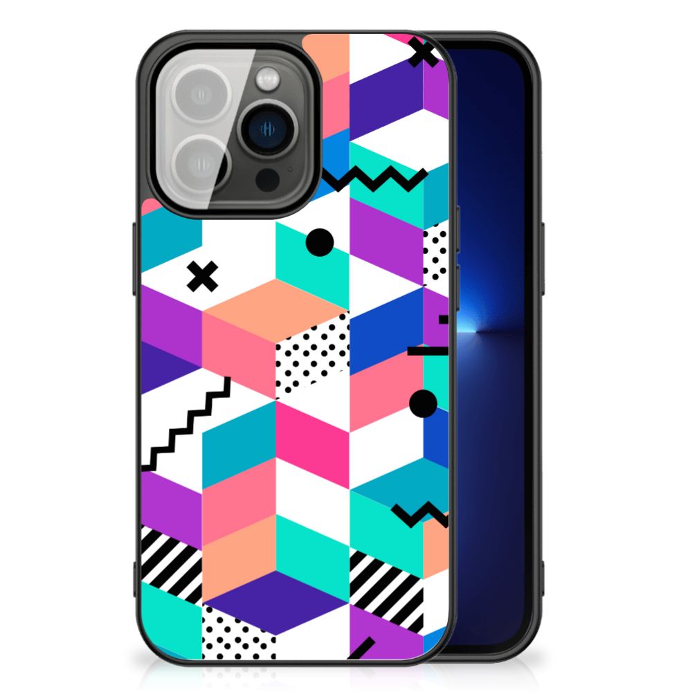 iPhone 13 Pro Backcover Blokken Kleurrijk B2C Telecom