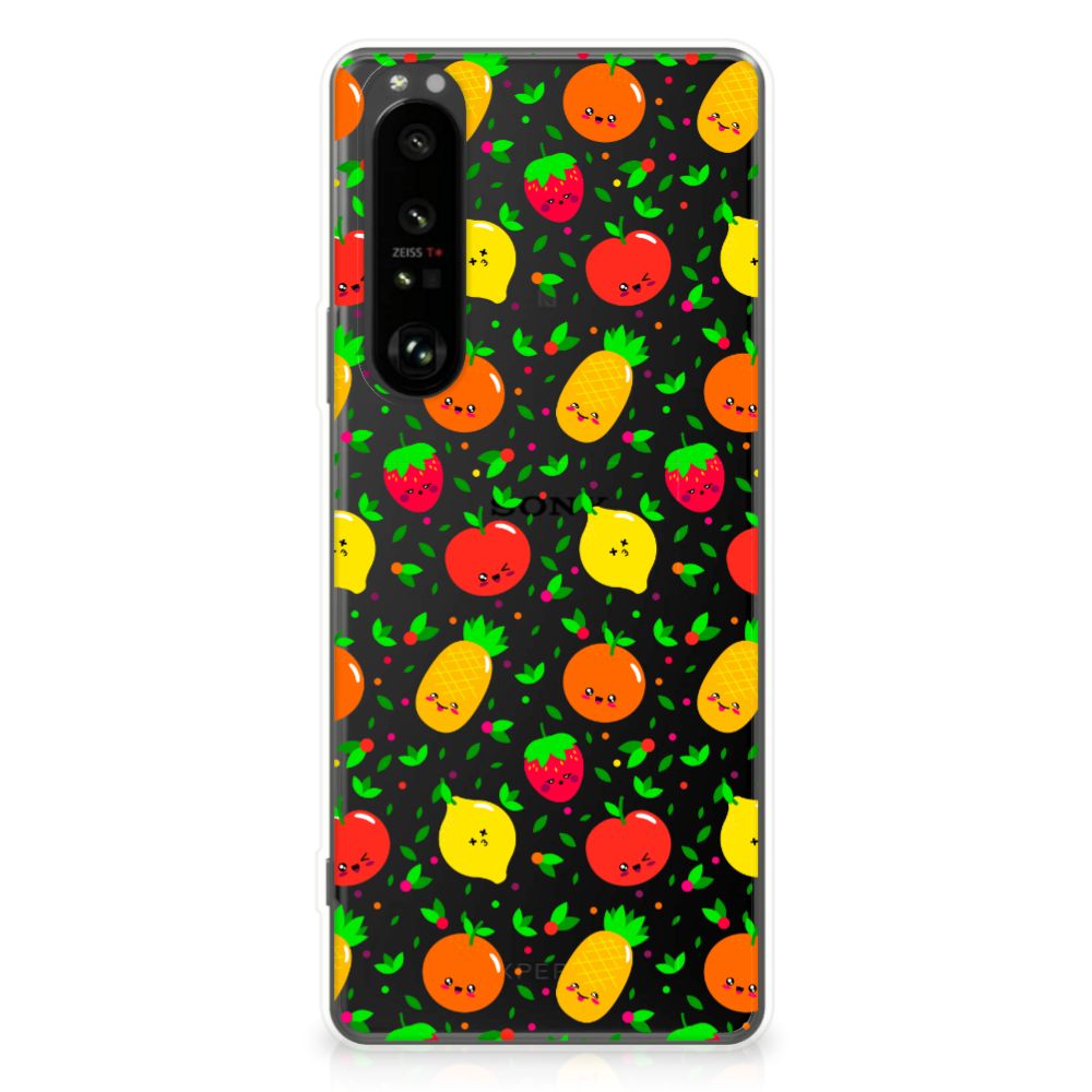 Sony Xperia 1 III Siliconen Case Fruits