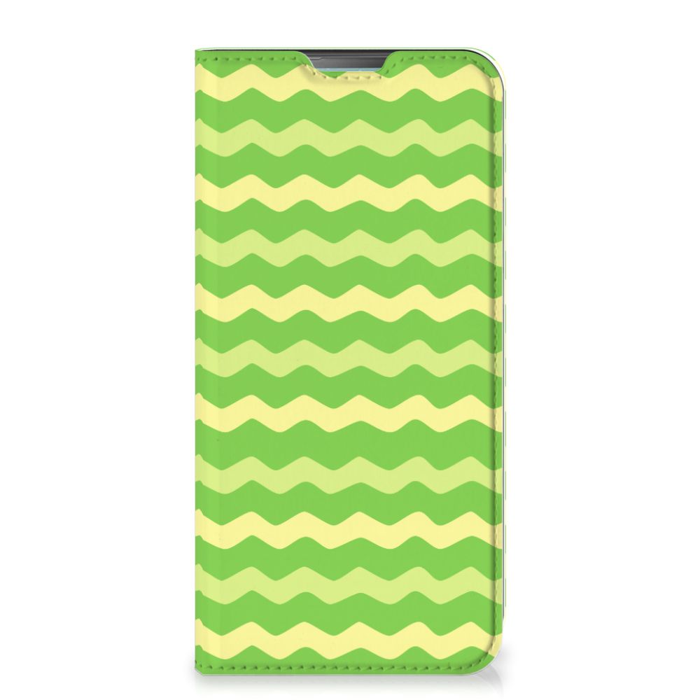 Nokia 3.4 Hoesje met Magneet Waves Green - B2C Telecom