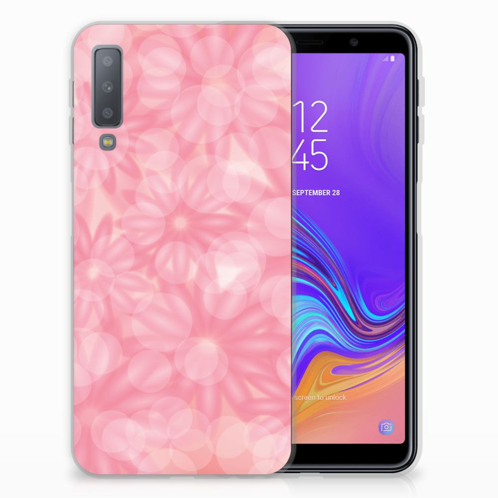 Samsung Galaxy A7 (2018) TPU Case Spring Flowers