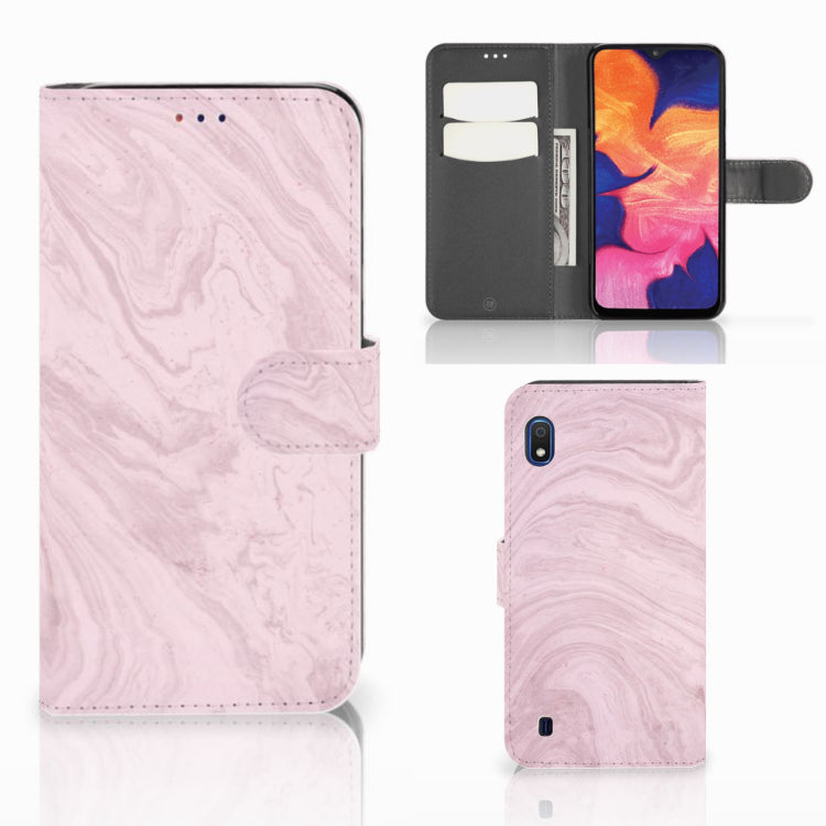 Samsung Galaxy A10 Bookcase Marble Pink - Origineel Cadeau Vriendin