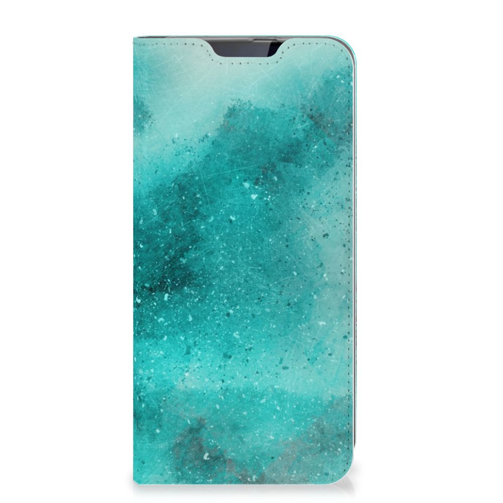 Bookcase Samsung Galaxy A60 Painting Blue