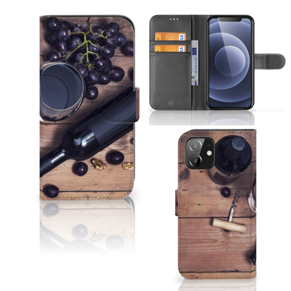 iPhone 12 | 12 Pro (6.1") Book Cover Wijn