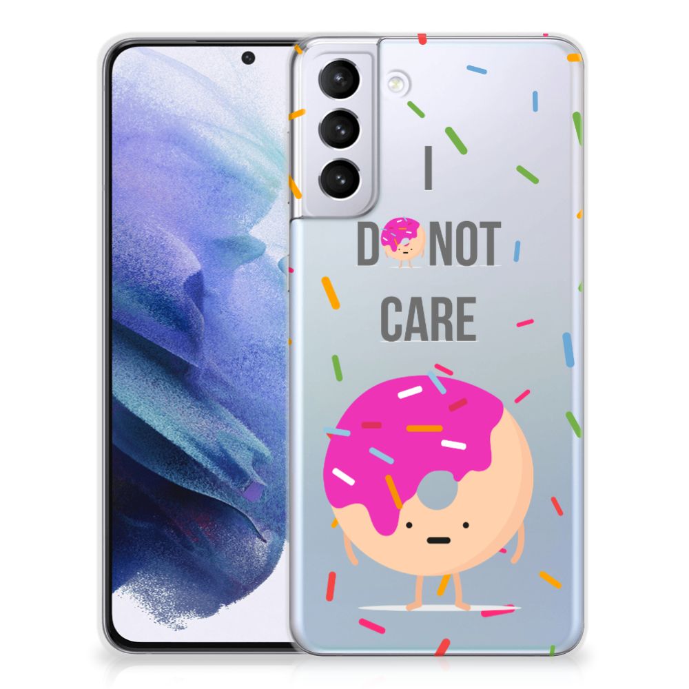 Samsung Galaxy S21 Plus Siliconen Case Donut Roze B2C Telecom