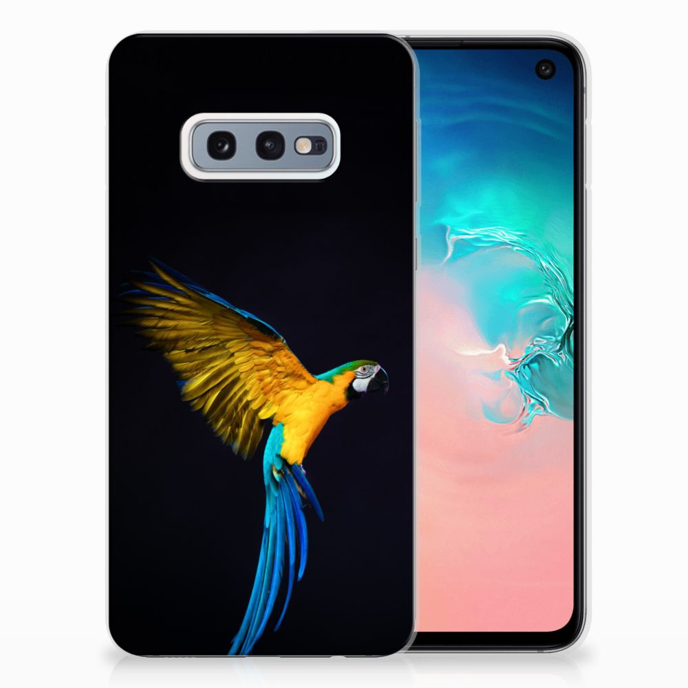 Samsung Galaxy S10e TPU Hoesje Papegaai