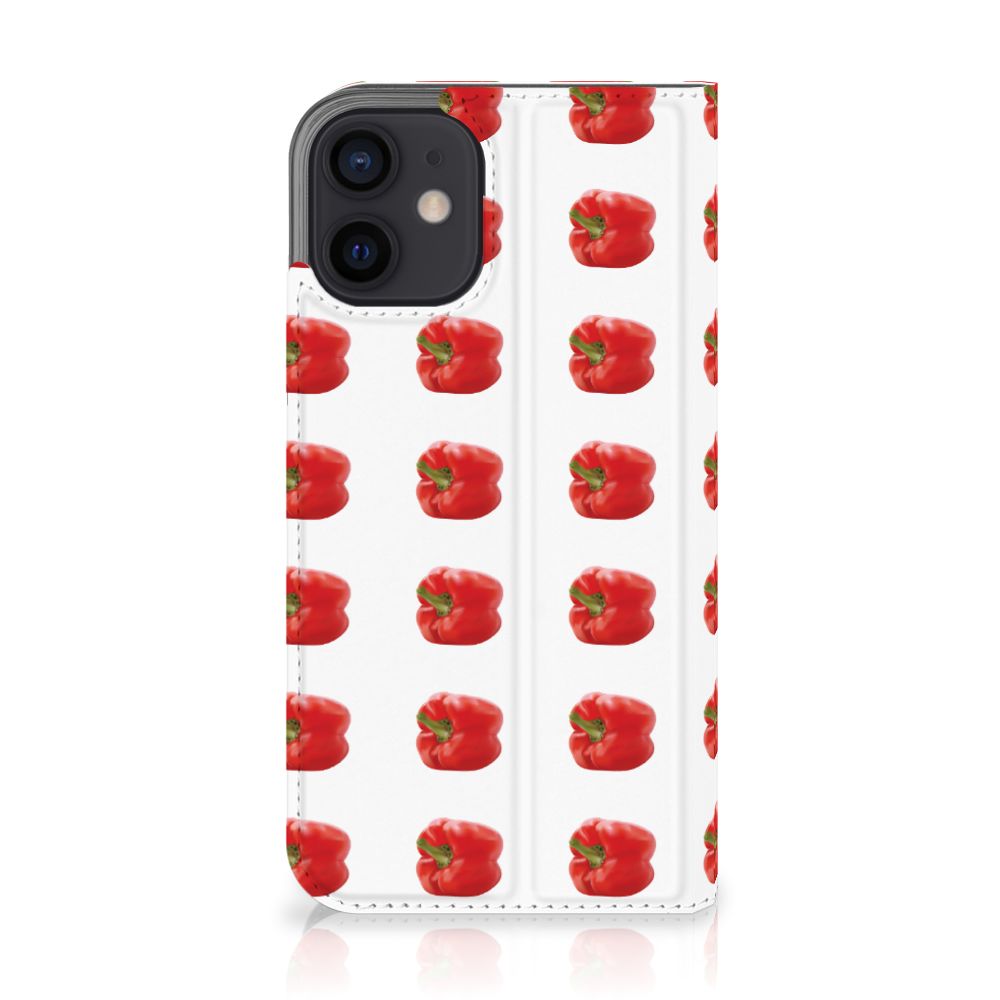 iPhone 12 Mini Flip Style Cover Paprika Red - B2C Telecom