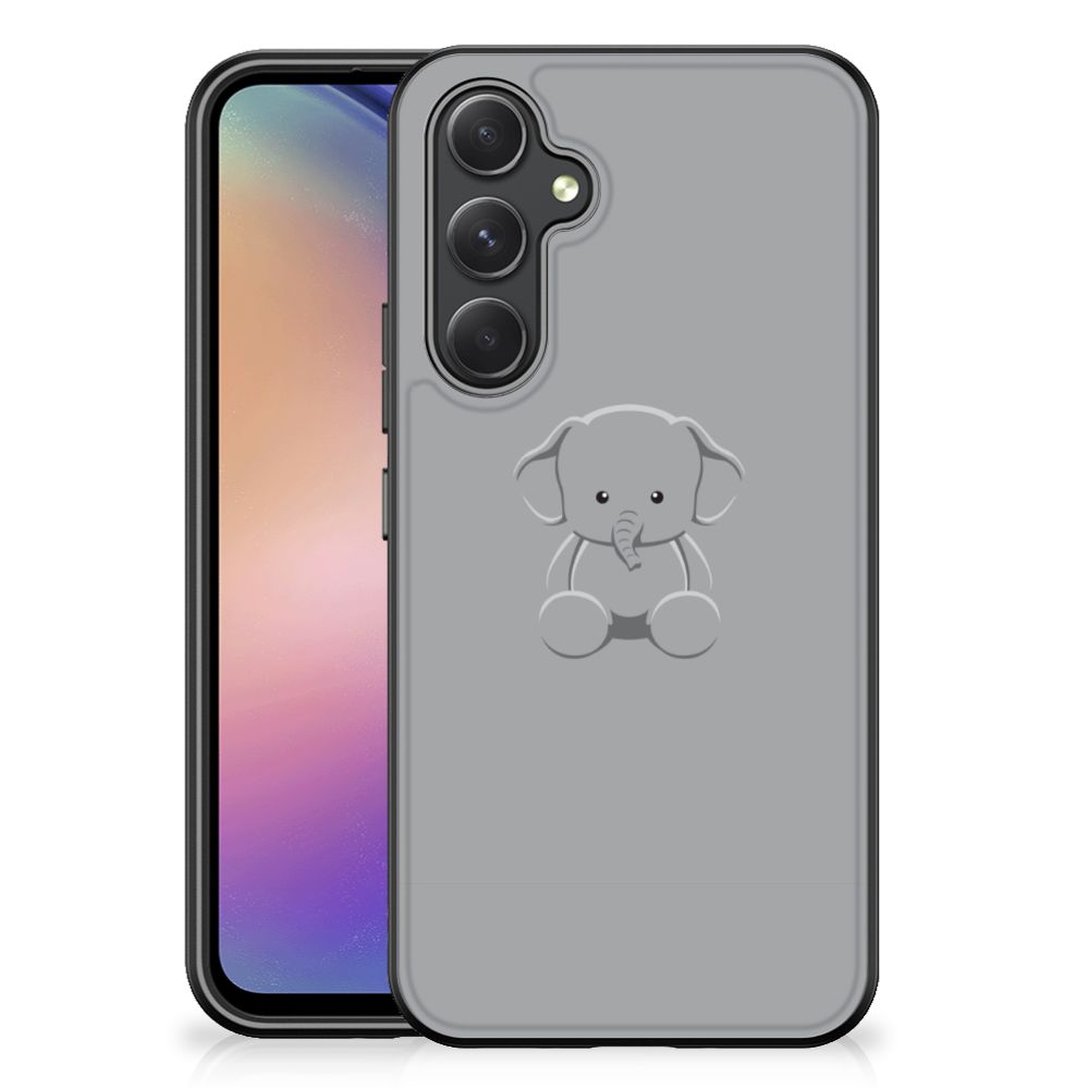 Samsung Galaxy A54 Hoesje Grijs Baby Olifant