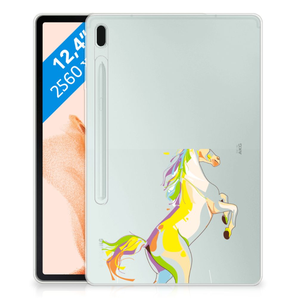 Samsung Galaxy Tab S7FE Tablet Back Cover Horse Color - B2C Telecom